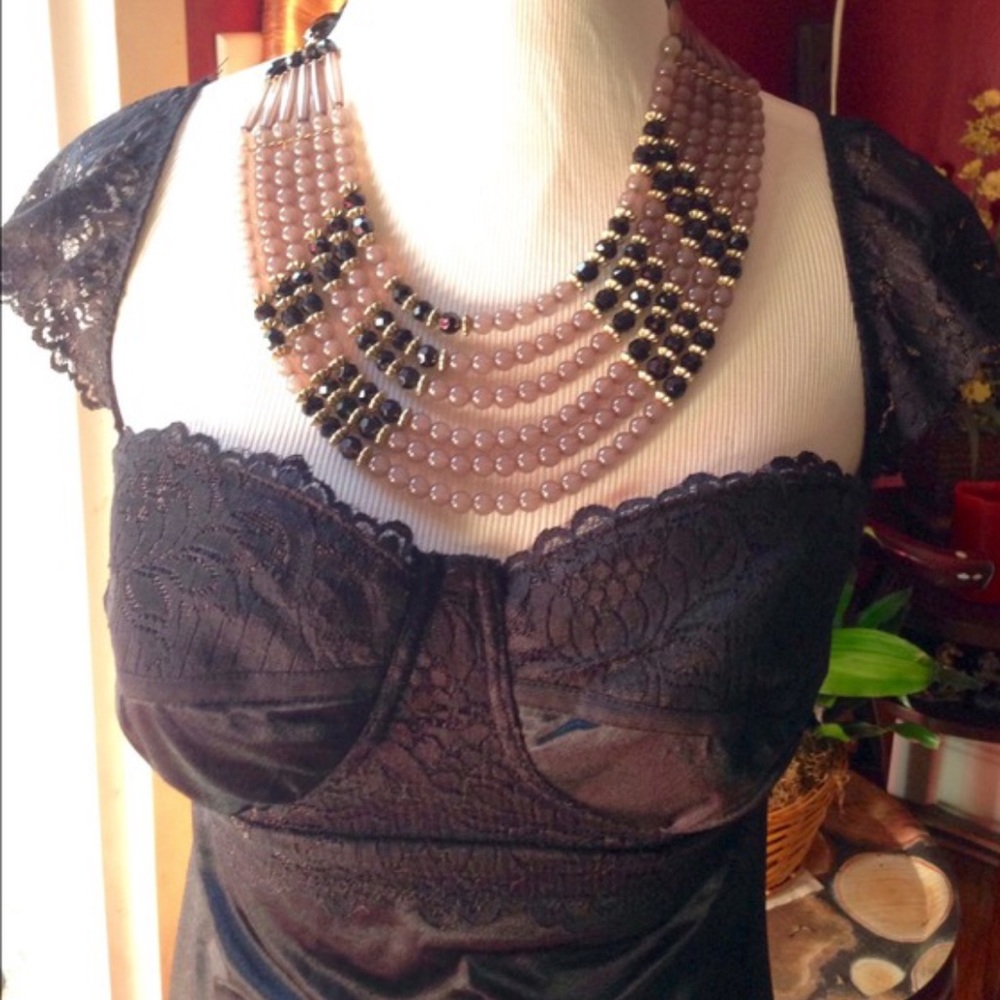 Multi Layered Beaded Necklace